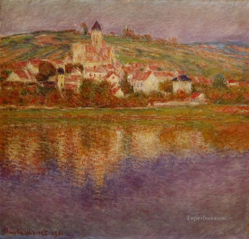  Rosa Pintura al %C3%B3leo - Vetheuil Efecto Rosa Claude Monet